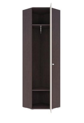 Шкаф Угловой Домино-А Венге/Дуб Молочный (Ш-561 × В-2050 × Г-564 мм)